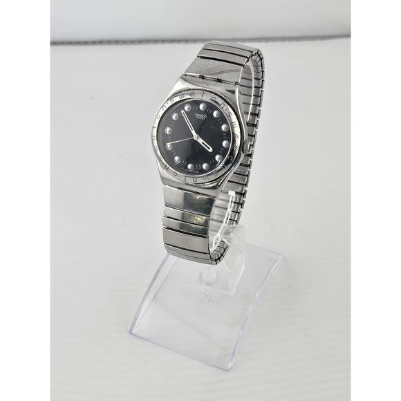 Vintage 1999 Swatch Quartz Watch Irony in-Centric YLS112 New Battery Runs - Picture 4 of 11